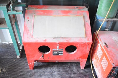 Lot 337 - A Sealey sand / shot blasting cabinet a/f...