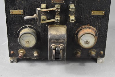 Lot 17 - An early 20th century battery charger made by...