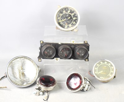 Lot 16 - A vintage VDO Volkswagen speedo gauge together...