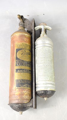 Lot 8 - A vintage brass Pyrene fire extinguisher...