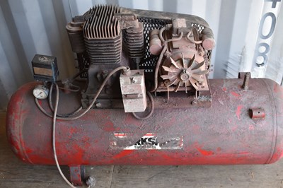 Lot 331 - A SIP 200lt air compressor, single phase motor,...