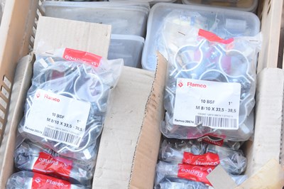 Lot 311 - A group of new Flamco M8/10 33.5 BSF clamps...