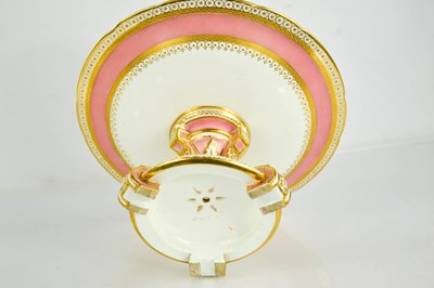 Lot 72 - A 19th century Minton porcelain comport, with...