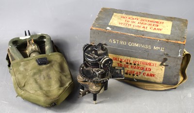 Lot 167 - An Air Ministry Astro Compass mark II,...