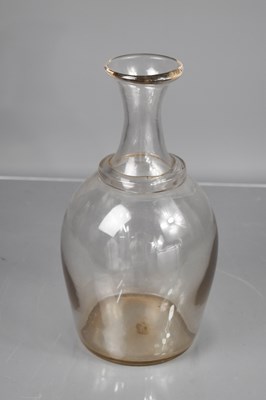Lot 85 - French glass cider carafe circa 1840.