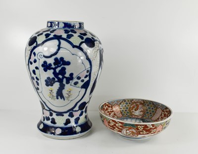 Lot 11 - A Meiji period bowl, and a 20th century...