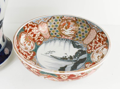 Lot 11 - A Meiji period bowl, and a 20th century...