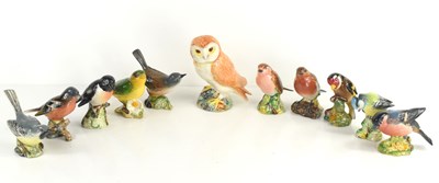 Lot 118 - A group of eleven Beswick birds comprising of...
