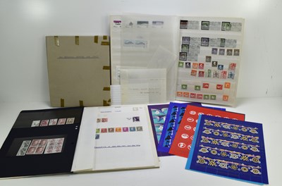 Lot 216 - Three albums mint and used stamps of Denmark,...