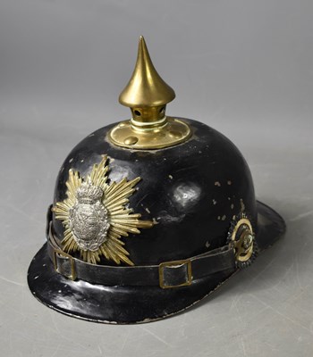 Lot 171 - A WWI M1895 German Saxon Picklehaube, with...