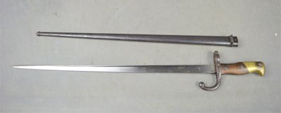 Lot 449 - A French 19th Century Model 1874 Bayonet with...