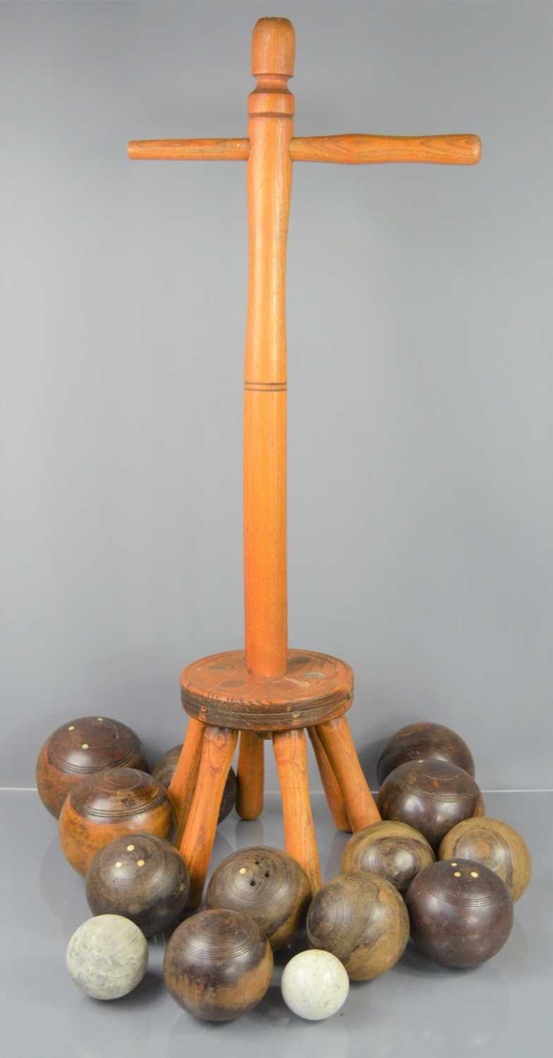 Lot 346 - A group of late 19th/early 20th century wooden...