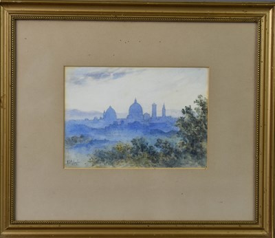 Lot 267 - F M Lyton (19th century): view of Florence at...