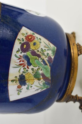Lot 101 - A 19th century Chinese style pot and cover,...