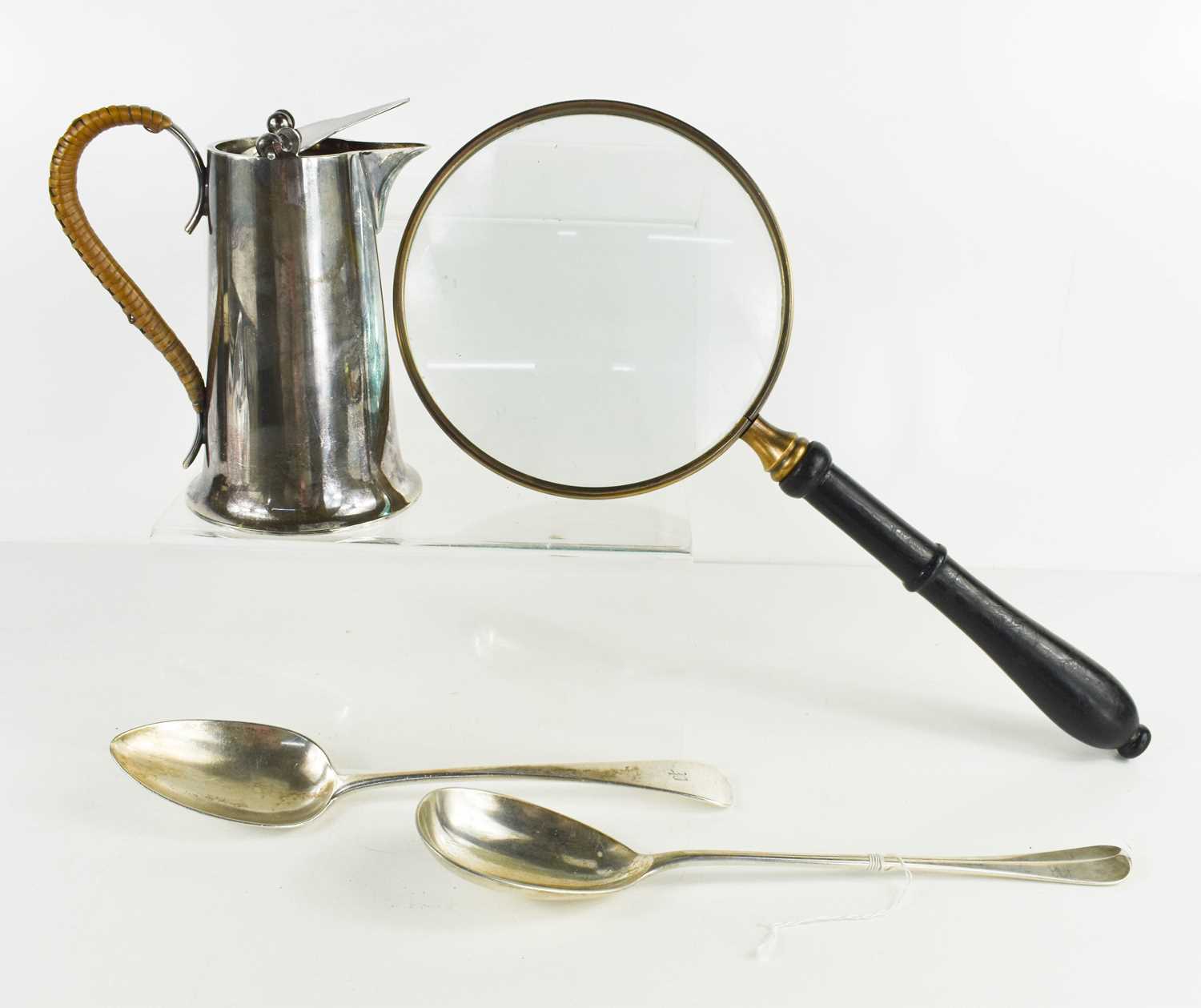 Lot 28 - A George III silver tablespoon, London 1815,...
