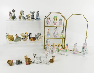 Lot 70 - A collection of Wade Wimsie animals including...