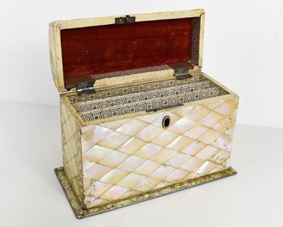 Lot 33 - A 19th century mother-of-pearl inlaid...