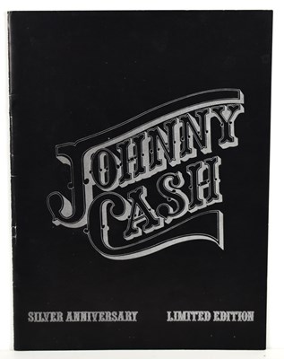 Lot 91 - An autographed Johnny Cash Silver Anniversary...
