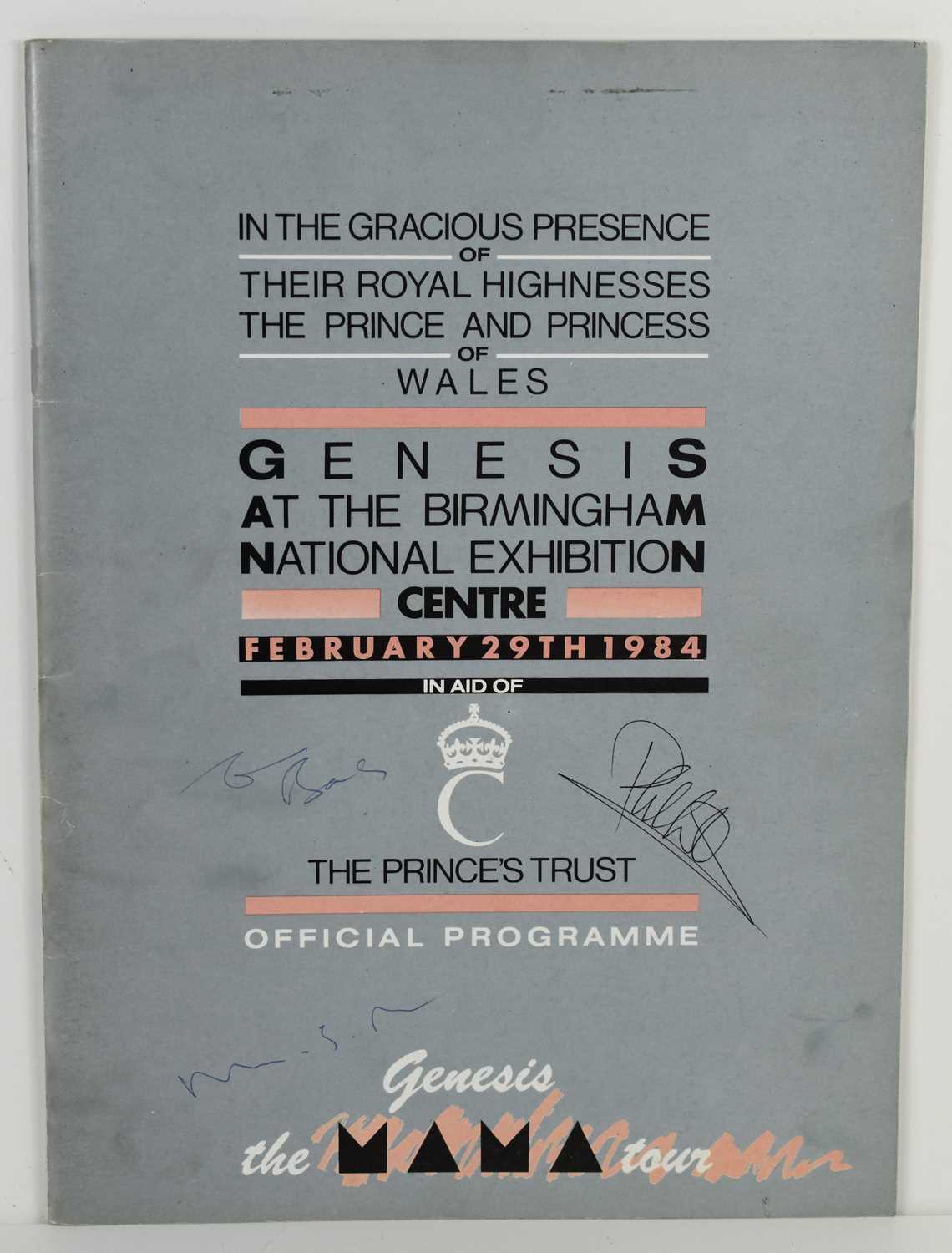 Lot 82 - A Genesis "The Mama Tour" - In Aid Of The...
