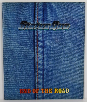 Lot 63 - A Status Quo autographed "End of the World"...