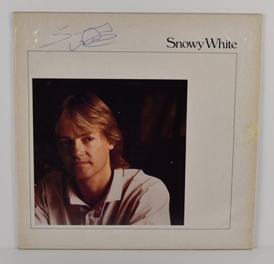 Lot 4 - A Snowy White autographed vinyl record, signed...