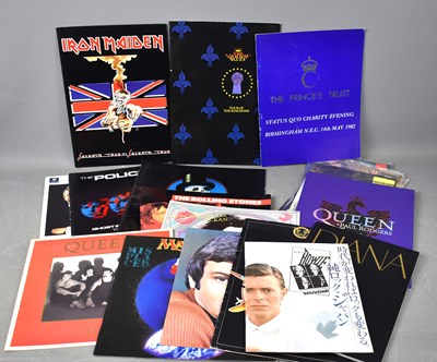 Lot 48 - A group of concert tour programmes to include...