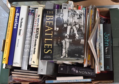 Lot 50 - A large group of Beatles related books to...