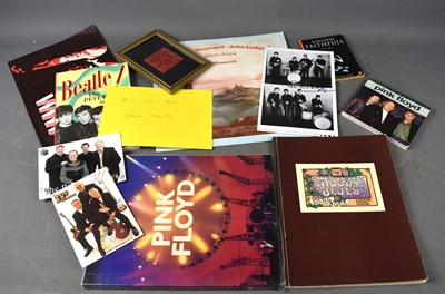 Lot 71 - A collection of music memorabilia and...