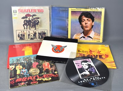 Lot 11 - A group of Beatles and Paul McCartney LP...