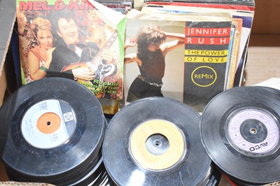 Lot 41 - A collection of LPs and 7" single records,...