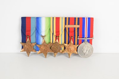 Lot 1 - A WWII medal group comprising of 1939-1945...