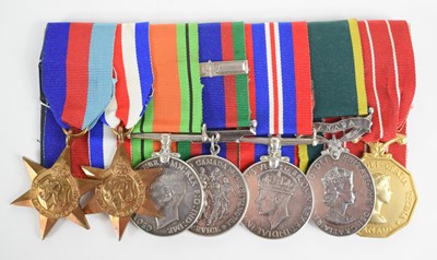 Lot 41 - A WWII and later medal group awarded to Sgt...