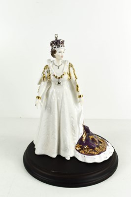 Lot 342 - A Royal Worcester Queen Elizabeth II figurine,...