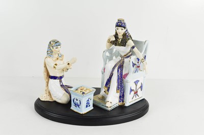 Lot 348 - A Royal Worcester porcelain figure group The...