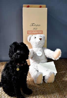 Lot 168 - A Steiff Teddy Bear 1921, white, 70cm tall,...