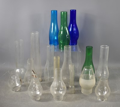 Lot 448 - A collection of Victorian and later glass oil...