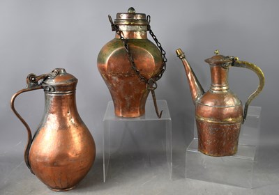 Lot 376 - A group of Iranian/Middle Eastern copper...