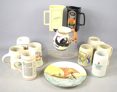 Lot 278 - A group of beer steins and jugs to include...