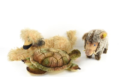 Lot 155 - Three vintage Steiff soft toys comprising of a...