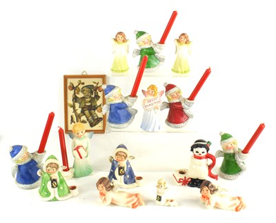 Lot 322 - A group of Goebel angel and Christmas...