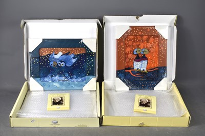 Lot 326 - Two limited edition wall plaques by Rosina...