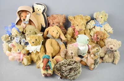 Lot 126 - A group of collectable Teddy Bears and soft...
