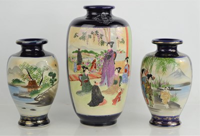 Lot 175 - An early 20th century Japanese Satsuma ware...