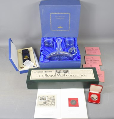 Lot 199 - A Royal Mail Commission glass decanter set...