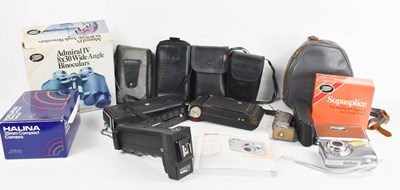 Lot 170 - A group of cameras and accessories, to include...