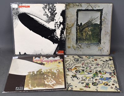 Lot 35 - Led Zeppelin: a group of four vinyl albums...