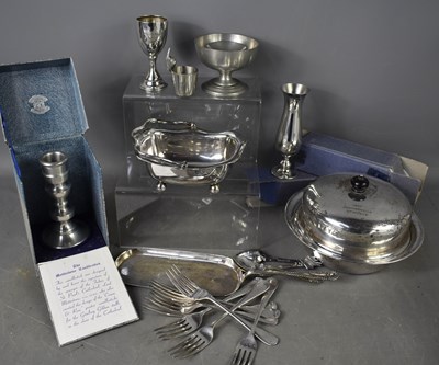 Lot 144 - A silver trophy for the St Neots Regatta 1925,...