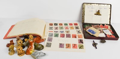 Lot 234 - An album of stamps including Edwardian...