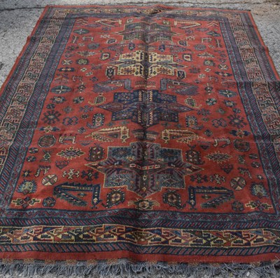 Lot 490 - A Tapis D'art Farona Middle Eastern rug with...