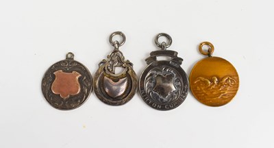 Lot 211 - A group of three silver Kirton Cup medals,...